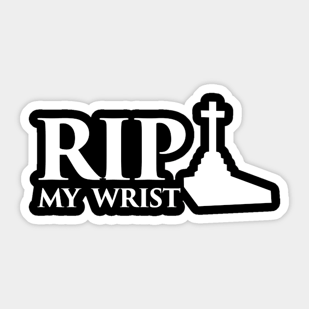 Funny Get Well Gift - Fractured Broken Wrist Sticker by Wizardmode